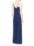 Back View - Click To Enlarge - THEORY - 'Binx' wide leg crepe camisole jumpsuit