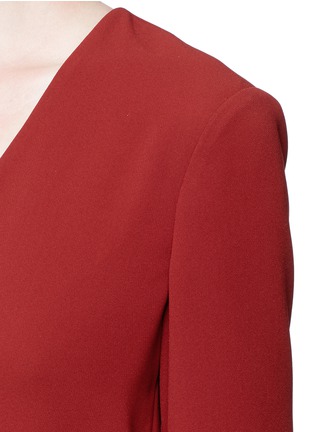 Detail View - Click To Enlarge - THEORY - 'Ulyssa' Admiral Crepe V-neck dress