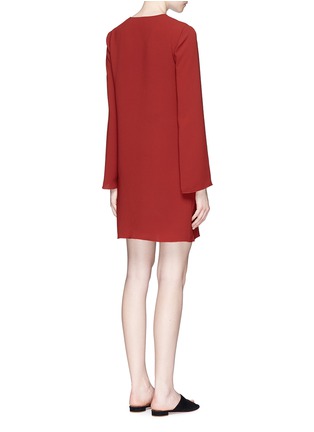 Back View - Click To Enlarge - THEORY - 'Ulyssa' Admiral Crepe V-neck dress