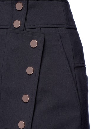 Detail View - Click To Enlarge - TIBI - 'Urban Stretch' snap button skirt