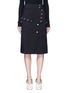 Main View - Click To Enlarge - TIBI - 'Urban Stretch' snap button skirt