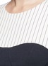 Detail View - Click To Enlarge - TIBI - 'Cecil' stripe panel corset top