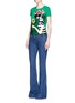 Figure View - Click To Enlarge - ALICE & OLIVIA - Stace lace floral embellished cotton T-shirt