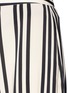 Detail View - Click To Enlarge - ALICE & OLIVIA - 'Sherice' stripe cropped high waist pants