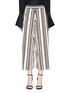 Main View - Click To Enlarge - ALICE & OLIVIA - 'Sherice' stripe cropped high waist pants