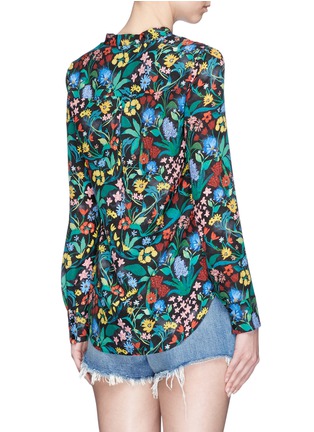 Back View - Click To Enlarge - ALICE & OLIVIA - 'Betty' oversized floral print tunic
