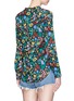 Back View - Click To Enlarge - ALICE & OLIVIA - 'Betty' oversized floral print tunic
