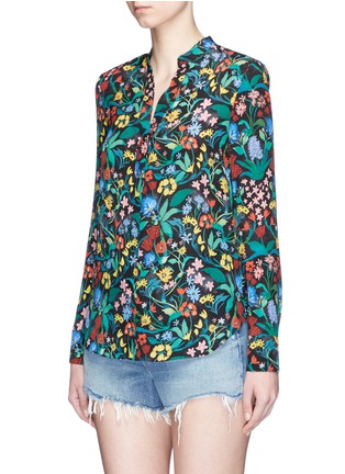 Front View - Click To Enlarge - ALICE & OLIVIA - 'Betty' oversized floral print tunic