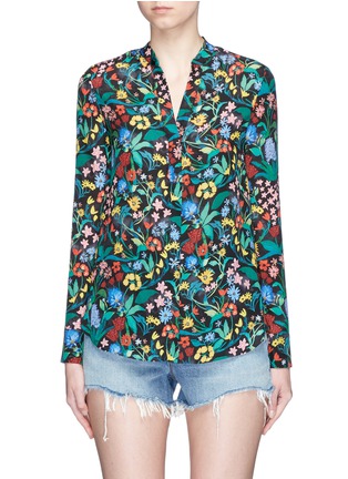Main View - Click To Enlarge - ALICE & OLIVIA - 'Betty' oversized floral print tunic