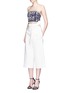 Figure View - Click To Enlarge - ALICE & OLIVIA - Saraphina'Floral embellished strapless crepe bustier