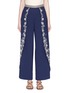 Main View - Click To Enlarge - ALICE & OLIVIA - 'Larissa' faux pearl floral wide leg pants