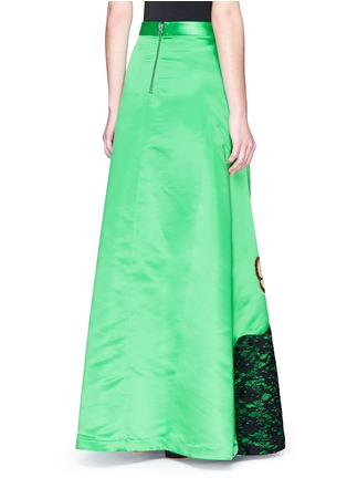 Back View - Click To Enlarge - ALICE & OLIVIA - 'Ursula' embellished Stace Face satin ball gown skirt