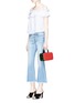 Figure View - Click To Enlarge - ALICE & OLIVIA - 'Drew' watermelon box bag
