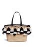 Detail View - Click To Enlarge - ALICE & OLIVIA - 'Sally' pompom straw tote