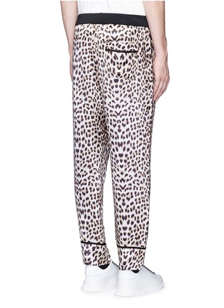 Back View - Click To Enlarge - 3.1 PHILLIP LIM - Reversible leopard print satin pajama pants