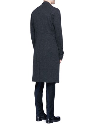 Back View - Click To Enlarge - DEVOA - Double layer wool coat