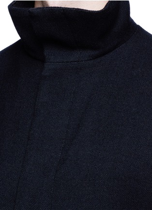 Detail View - Click To Enlarge - DEVOA - Stand collar long coat
