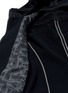 Detail View - Click To Enlarge - DEVOA - Neoprene elbow hooded jacket