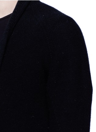 Detail View - Click To Enlarge - DEVOA - Cashmere-mink blend long cardigan