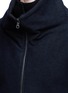 Detail View - Click To Enlarge - DEVOA - Stand collar cotton cloqué jacket