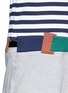 Detail View - Click To Enlarge - COMME DES GARÇONS SHIRT - Stripe patchwork long sleeve T-shirt