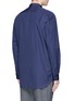 Back View - Click To Enlarge - COMME DES GARÇONS SHIRT - Zip detail cotton poplin shirt