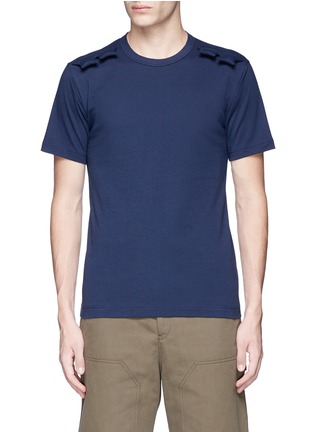 Main View - Click To Enlarge - COMME DES GARÇONS SHIRT - Star embossed cotton T-shirt