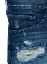 Detail View - Click To Enlarge - 3X1 - 'WM5' distressed cutoff denim shorts