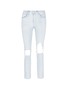 Main View - Click To Enlarge - 3X1 - W3' slim fit distressed cropped jeans