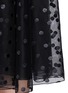 Detail View - Click To Enlarge - GIAMBA - Ruched waist polka dot tulle skirt