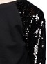 Detail View - Click To Enlarge - GIAMBA - Sequin embellished cotton fleece sweatshirt