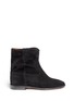 Main View - Click To Enlarge - ISABEL MARANT ÉTOILE - 'Crisi' slouch cuff suede ankle boots