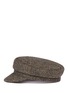 Figure View - Click To Enlarge - ISABEL MARANT ÉTOILE - 'Evie' herringbone virgin wool boyish cap
