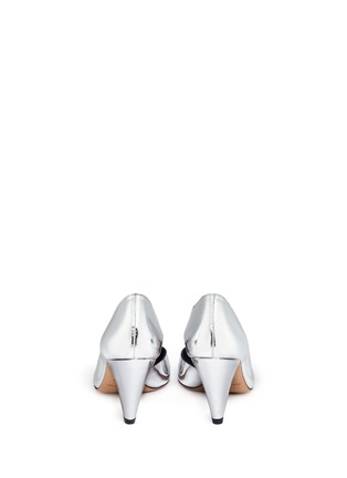 Back View - Click To Enlarge - ISABEL MARANT ÉTOILE - 'Palma' mirror leather d'Orsay pumps