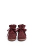 Front View - Click To Enlarge - ISABEL MARANT ÉTOILE - 'Bobby' perforated suede concealed wedge sneakers