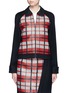 Main View - Click To Enlarge - CYNTHIA & XIAO - Textured tartan felted wool-cashmere jacket