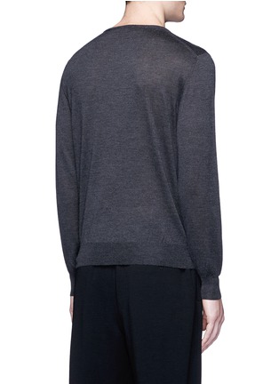 Back View - Click To Enlarge - TOMORROWLAND - Cashmere-silk V-neck sweater
