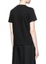 Back View - Click To Enlarge - MSGM - Sequin logo cotton T-shirt