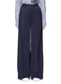 Main View - Click To Enlarge - MSGM - Fleece wool wide leg pants