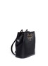 Front View - Click To Enlarge - CHARLOTTE OLYMPIA - 'Feline' cat face chain calfskin leather backpack