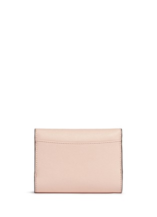 Back View - Click To Enlarge - TORY BURCH - 'Robinson' medium saffiano leather flat wallet