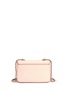 Back View - Click To Enlarge - TORY BURCH - 'Robinson' two-way chain saffiano leather shoulder bag
