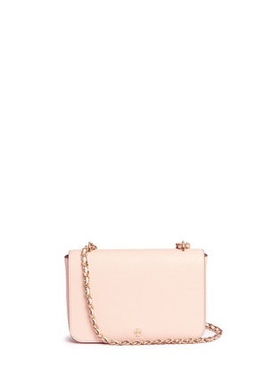 Main View - Click To Enlarge - TORY BURCH - 'Robinson' two-way chain saffiano leather shoulder bag