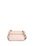 Back View - Click To Enlarge - TORY BURCH - Thea Mini' pebbled leather crossbody tassel bag