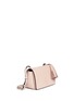 Front View - Click To Enlarge - TORY BURCH - Thea Mini' pebbled leather crossbody tassel bag