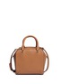 Back View - Click To Enlarge - TORY BURCH - 'Robinson' mini pebbled leather satchel