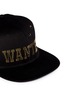 Detail View - Click To Enlarge - PIERS ATKINSON - 'Wanted' strass bullet hole baseball cap