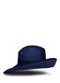Figure View - Click To Enlarge - PIERS ATKINSON - Swarovski crystal straw combo fedora hat