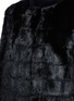 Detail View - Click To Enlarge - YVES SALOMON - Suede stripe mink fur coat