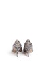Back View - Click To Enlarge - ISABEL MARANT - 'Peas' ikat print snakeskin effect leather pumps